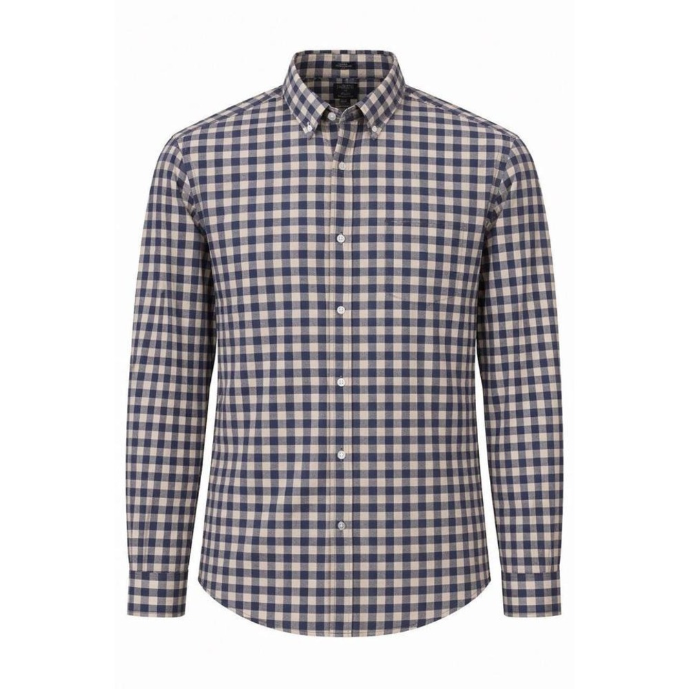 J Crew Slim Fit Untucked Flex Washed Gingham Button Down Shirt‎ Mens L